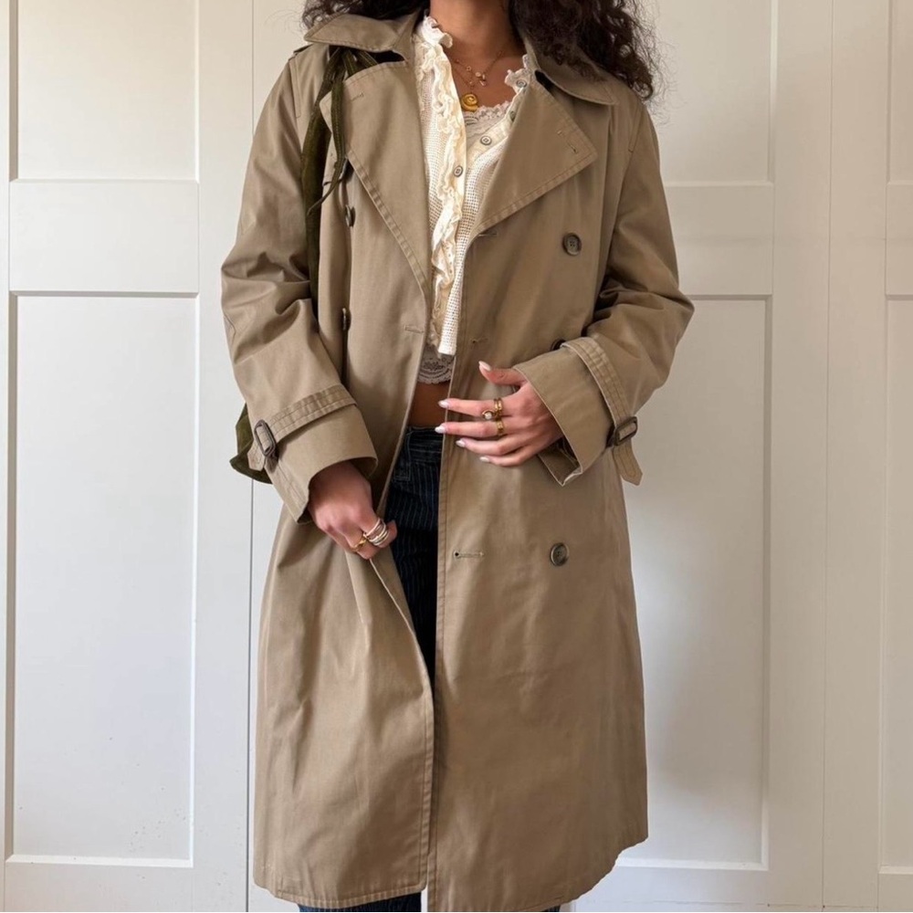 London Fog Beige Trench Coat